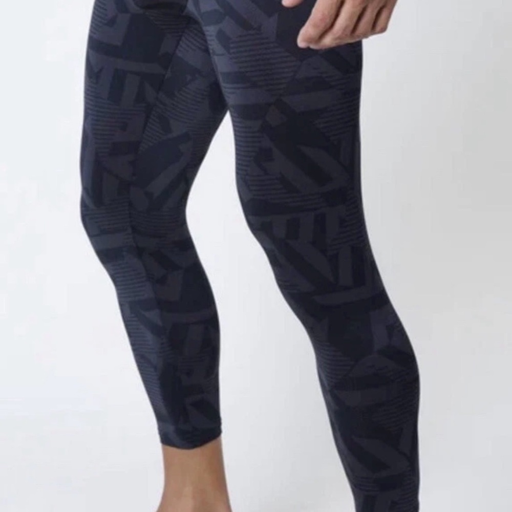Sexy Black Timoteo Patterned Leggings, XL